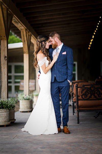 BriAndrew_400 Rustic wedding day portrait